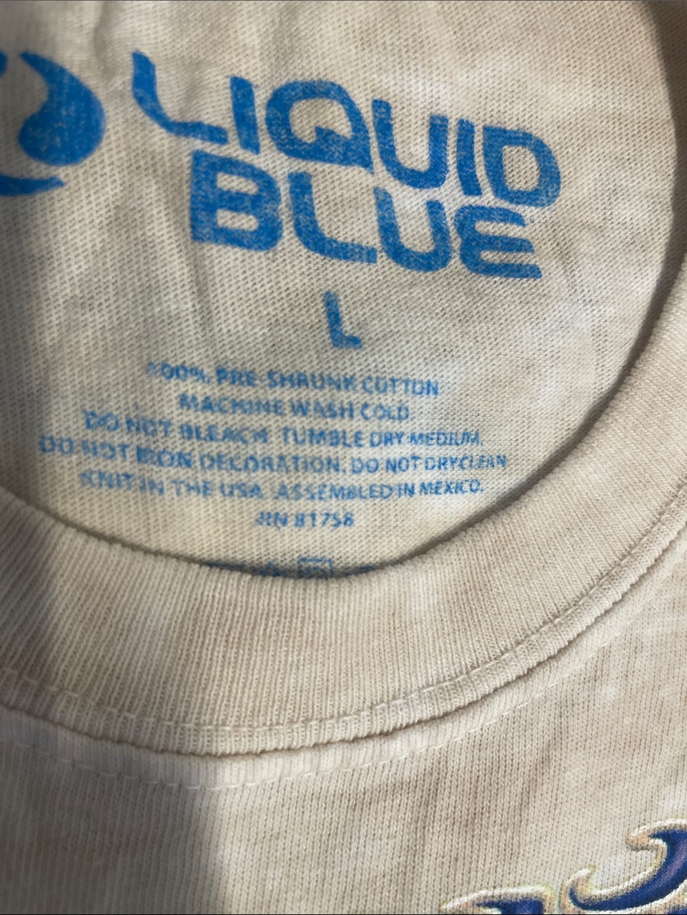 Vintage 2001 Liquid Blue Grateful Dead Large Y2K like new! Authentic - Picture 13 of 13
